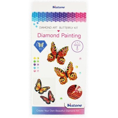 Magni PRACHT Diamond Painting Schmetterling mit Magnet rosa/orange 2 Stück - Publicité Magni PRACHT Diamond Painting Schmetterling mit Magnet rosa/orange 2 Stück - Publicité