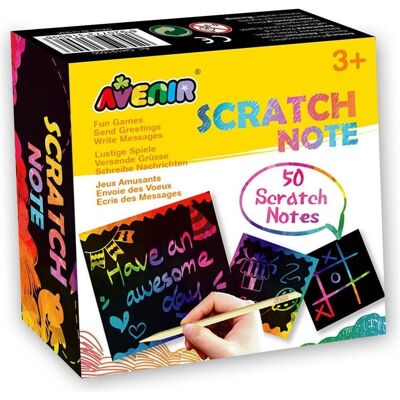 Avenir, Cahier + bloc-notes, Bloc-notes à gratter (Blanc) - Publicité Avenir, Cahier + bloc-notes, Bloc-notes à gratter (Blanc) - Publicité