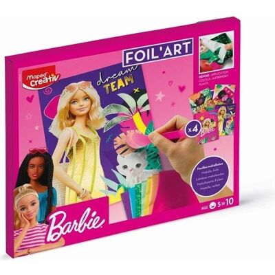Maped Kit créatif FOIL ART - BARBIE - Publicité Maped Kit créatif FOIL ART - BARBIE - Publicité