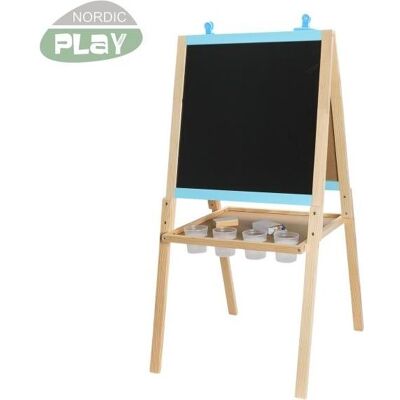 NSH Nordic Tableau 3-en-1 pour Enfants - Tableau de Jeu et Apprentissage - Publicité NSH Nordic Tableau 3-en-1 pour Enfants - Tableau de Jeu et Apprentissage - Publicité