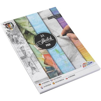 Bloc de Croquis Legind A4 - 80 Feuilles - 70G - Cahier de Croquis - Publicité Bloc de Croquis Legind A4 - 80 Feuilles - 70G - Cahier de Croquis - Publicité