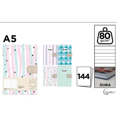 Teka, Cahier + bloc-notes, A5/144K-Notizbuch mit MIX-Magnetverschluss (A5) - Publicité Teka, Cahier + bloc-notes, A5/144K-Notizbuch mit MIX-Magnetverschluss (A5) - Publicité