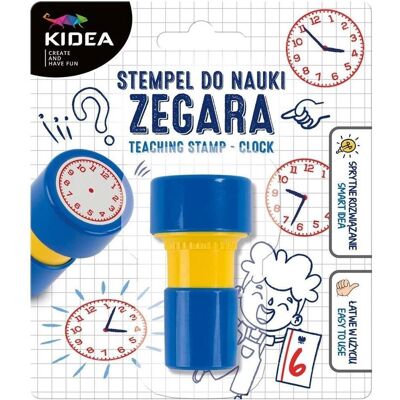 Derform, Tampon encreur, KIDEA Uhr-Lernstempel - Publicité Derform, Tampon encreur, KIDEA Uhr-Lernstempel - Publicité