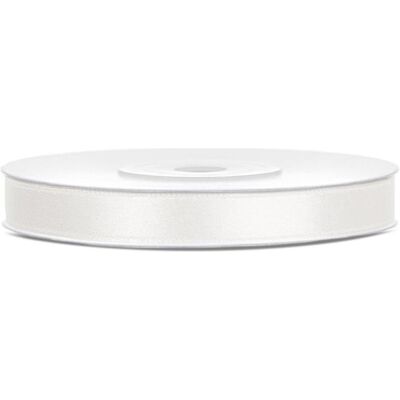 Partydeco Satin Ribbon, light cream, 6mm/25m (1 pc. / 25 lm) (1 pcs) - Publicité Partydeco Satin Ribbon, light cream, 6mm/25m (1 pc. / 25 lm) (1 pcs) - Publicité