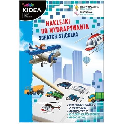 Derform, Autocollants, Kratzbare Aufkleber für KIDEA-Fahrzeuge (40 Autocollants) - Publicité Derform, Autocollants, Kratzbare Aufkleber für KIDEA-Fahrzeuge (40 Autocollants) - Publicité