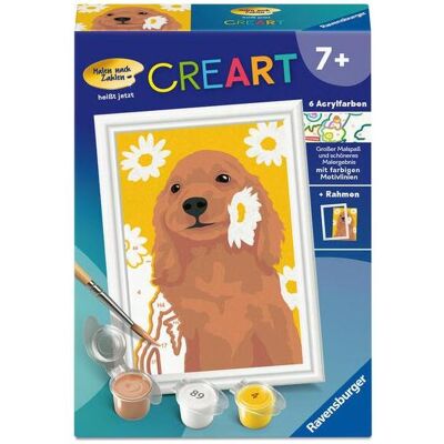 Ravensburger CreArt, Malen nach Zahlen Kinder - Cocker Spaniel Sunny - Publicité Ravensburger CreArt, Malen nach Zahlen Kinder - Cocker Spaniel Sunny - Publicité