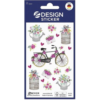 AVERY ZWECKFORM 56891 - Autocollants fleurs, multicolores, 10 pièces - Publicité AVERY ZWECKFORM 56891 - Autocollants fleurs, multicolores, 10 pièces - Publicité