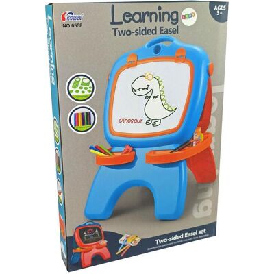 Lean Toys Dvipusė piešimo lenta 2 en 1 - Publicité Lean Toys Dvipusė piešimo lenta 2 en 1 - Publicité