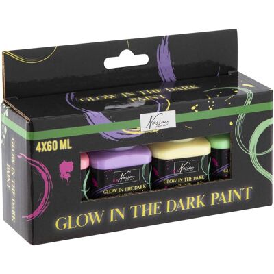 Grafix, Peinture loisirs créatifs, La peinture acrylique brille dans le noir (240 ml) - Publicité Grafix, Peinture loisirs créatifs, La peinture acrylique brille dans le noir (240 ml) - Publicité