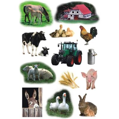Herma, Autocollants, Autocollants ferme (39 Autocollants) - Publicité Herma, Autocollants, Autocollants ferme (39 Autocollants) - Publicité