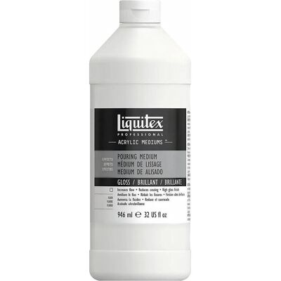 Médium de coulage professionnel Liquitex - Moyen acrylique pour art fluide - Publicité Médium de coulage professionnel Liquitex - Moyen acrylique pour art fluide - Publicité