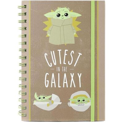 Pyramid Cahier + bloc-notes, Star Wars : Le Mandalorien (le plus mignon de la galaxie) - Carnet de notes A5 (A5) - Publicité Pyramid Cahier + bloc-notes, Star Wars : Le Mandalorien (le plus mignon de la galaxie) - Carnet de notes A5 (A5) - Publicité