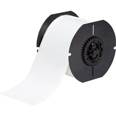 Brady, Rouleau d’étiquettes, B30C-3000-7569-WT, Vinyle standard, blanc, brillant, 75.00 mm x 30.00 m, en continu (75 mm) - Publicité Brady, Rouleau d’étiquettes, B30C-3000-7569-WT, Vinyle standard, blanc, brillant, 75.00 mm x 30.00 m, en continu (75 mm) - Publicité