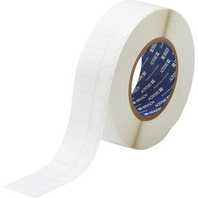 Brady, Rouleau d’étiquettes, THT-126-499-3, tissu en nylon, blanc, mat, 22,86 x 12,70 mm, avec étiquette de couverture de 12,70 (43.18 mm) - Publicité Brady, Rouleau d’étiquettes, THT-126-499-3, tissu en nylon, blanc, mat, 22,86 x 12,70 mm, avec étiquette de couverture de 12,70 (43.18 mm) - Publicité