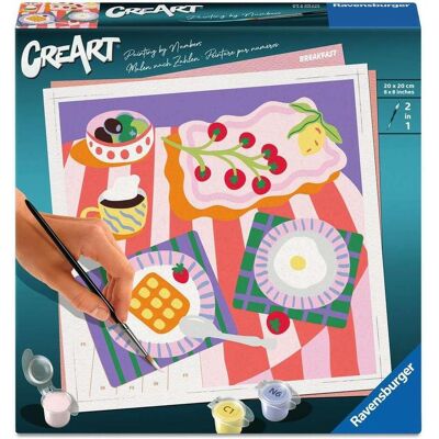 Ravensburger CreArt, Malen nach Zahlen Adults Trend - Frühstückszeit - Publicité Ravensburger CreArt, Malen nach Zahlen Adults Trend - Frühstückszeit - Publicité