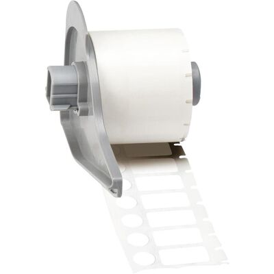 Brady, Rouleau d’étiquettes, M7-126-499, Tissu de nylon, blanc, mat, 22.86 x 12.70 mm, avec étiquette de couverture 12.70 mm de (46.02 mm) - Publicité Brady, Rouleau d’étiquettes, M7-126-499, Tissu de nylon, blanc, mat, 22.86 x 12.70 mm, avec étiquette de couverture 12.70 mm de (46.02 mm) - Publicité