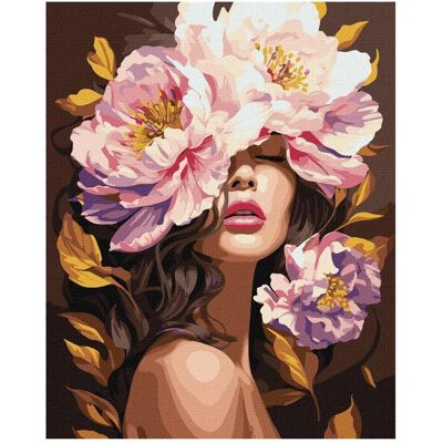 Ideyka - Malowanie po numeros - 40x50cm - parfum de pivoines - Painting by numbers kit - Publicité Ideyka - Malowanie po numeros - 40x50cm - parfum de pivoines - Painting by numbers kit - Publicité