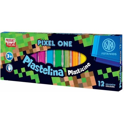 Astra Plastilin Pixel One 12 couleurs - Publicité Astra Plastilin Pixel One 12 couleurs - Publicité