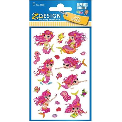 Z-Design - Autocollants Glitter Sirène - 19 Motifs - multicolore - Autocollants - Publicité Z-Design - Autocollants Glitter Sirène - 19 Motifs - multicolore - Autocollants - Publicité