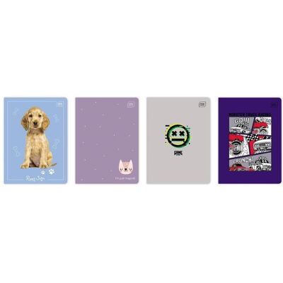 Interdruk, Cahier + bloc-notes, Notizbuch A5/16K glatt (20 Stk) (A5, Blanc) - Publicité Interdruk, Cahier + bloc-notes, Notizbuch A5/16K glatt (20 Stk) (A5, Blanc) - Publicité