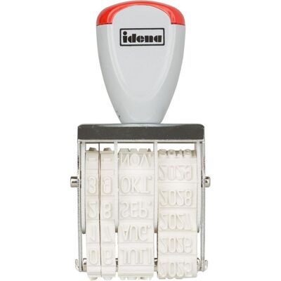 Idena, Tampon encreur, Dateur Empreinte 5x30mm - Publicité Idena, Tampon encreur, Dateur Empreinte 5x30mm - Publicité