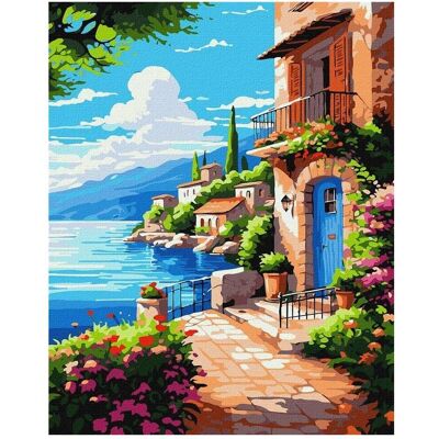 Ideyka Peinture par Numéros - Calme par les Vagues 40x50cm - Publicité Ideyka Peinture par Numéros - Calme par les Vagues 40x50cm - Publicité