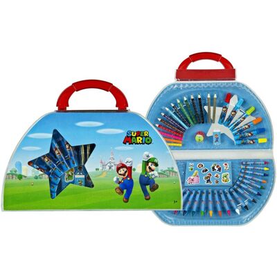 Undercover Coffret de peinture Super Mario 51 pièces - Publicité Undercover Coffret de peinture Super Mario 51 pièces - Publicité
