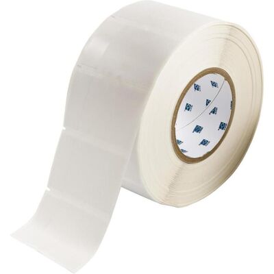 Brady, Rouleau d’étiquettes, THT-66-417-1.5, vinyle auto-laminant, blanc/transparent, 48.26 x 19.05(80.95) mm, permanent (48.26 mm) - Publicité Brady, Rouleau d’étiquettes, THT-66-417-1.5, vinyle auto-laminant, blanc/transparent, 48.26 x 19.05(80.95) mm, permanent (48.26 mm) - Publicité