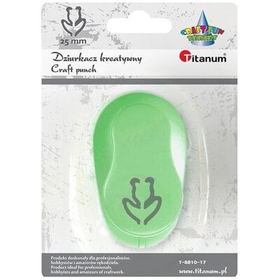 Titanum, Perforatrice, Locher mit Tulpenmotiv, Umriss 25 mm - Publicité Titanum, Perforatrice, Locher mit Tulpenmotiv, Umriss 25 mm - Publicité
