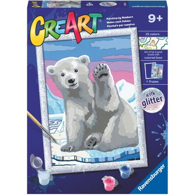 Ravensburger CreArt Pawsome Polar Bear - Publicité Ravensburger CreArt Pawsome Polar Bear - Publicité