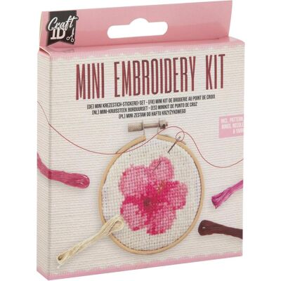 Grafix Craft ID - Mini kit de broderie - Fleur (CR1711) - Publicité Grafix Craft ID - Mini kit de broderie - Fleur (CR1711) - Publicité