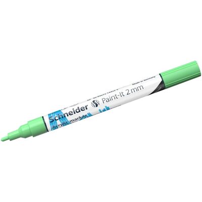 Schneider, Marqueur, Marqueur acrylique Paint-It 310 2mm vert pastel (1x) - Publicité Schneider, Marqueur, Marqueur acrylique Paint-It 310 2mm vert pastel (1x) - Publicité