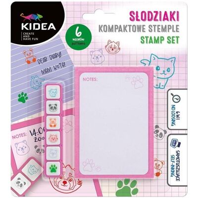 Derform, Tampon encreur, Słodziaki Kompaktstempel 6 Farben KIDEA - Publicité Derform, Tampon encreur, Słodziaki Kompaktstempel 6 Farben KIDEA - Publicité