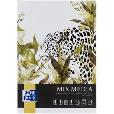 Bloc Art Mixte Oxford A3 - 25 Feuilles, Durables, Résistant à la Lumière - Publicité Bloc Art Mixte Oxford A3 - 25 Feuilles, Durables, Résistant à la Lumière - Publicité