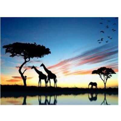 Pracht Diamond Painting Afrique 33 x 44 cm - Publicité Pracht Diamond Painting Afrique 33 x 44 cm - Publicité