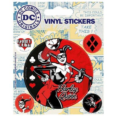 Pyramid Autocollants, DC Comics : Harley Quinn (Set d'autocollants 12.5X10) (1 Autocollants) - Publicité Pyramid Autocollants, DC Comics : Harley Quinn (Set d'autocollants 12.5X10) (1 Autocollants) - Publicité
