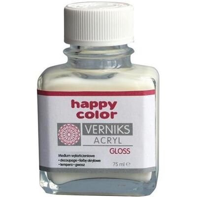 Happy Color, Peinture loisirs créatifs, Vernis acrylique 75ml transparent COLOR (75 ml) - Publicité Happy Color, Peinture loisirs créatifs, Vernis acrylique 75ml transparent COLOR (75 ml) - Publicité