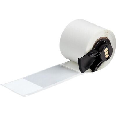 Brady, Rouleau d’étiquettes, M6-77-461, polyester, blanc/transparent, 38.10 x 31.75(88.90) mm, auto-laminant, permanent (46.02 mm) - Publicité Brady, Rouleau d’étiquettes, M6-77-461, polyester, blanc/transparent, 38.10 x 31.75(88.90) mm, auto-laminant, permanent (46.02 mm) - Publicité