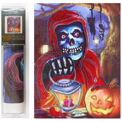 Norimpex Diamant-Gemälde 7D Halloween 30x40cm - Publicité Norimpex Diamant-Gemälde 7D Halloween 30x40cm - Publicité