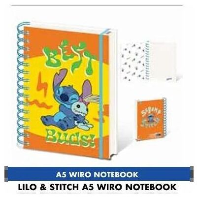 Pyramid Cahier + bloc-notes, Lilo & Stitch Notebook A5: Lilo as Wiro (A5, À rayures, Couverture rigide) - Publicité Pyramid Cahier + bloc-notes, Lilo & Stitch Notebook A5: Lilo as Wiro (A5, À rayures, Couverture rigide) - Publicité
