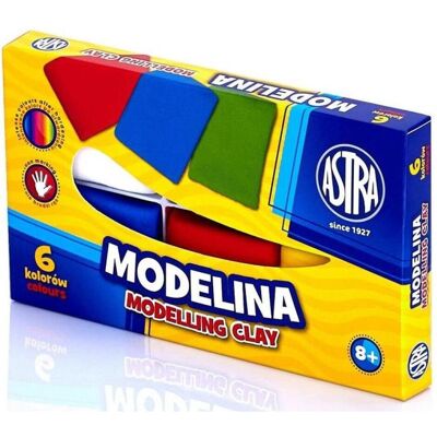 Astra Modelina 6x21g - Publicité Astra Modelina 6x21g - Publicité