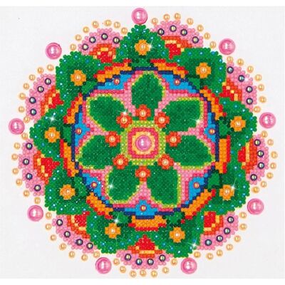 Carletto Deutschland Diamond Dotz - Mandala de Fleurs - Publicité Carletto Deutschland Diamond Dotz - Mandala de Fleurs - Publicité