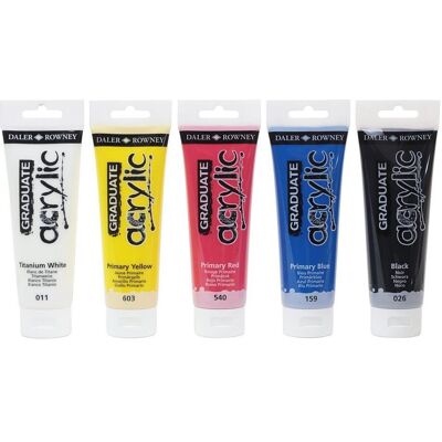 Daler-Rowney, Peinture loisirs créatifs, Graduate (120 ml) - Publicité Daler-Rowney, Peinture loisirs créatifs, Graduate (120 ml) - Publicité