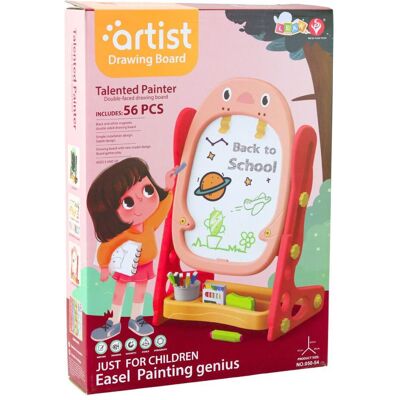 Lean Toys Lean Doppelseitige Magnettafel Pinguin Spiel Set Zubehör 56El Rosa - Publicité Lean Toys Lean Doppelseitige Magnettafel Pinguin Spiel Set Zubehör 56El Rosa - Publicité