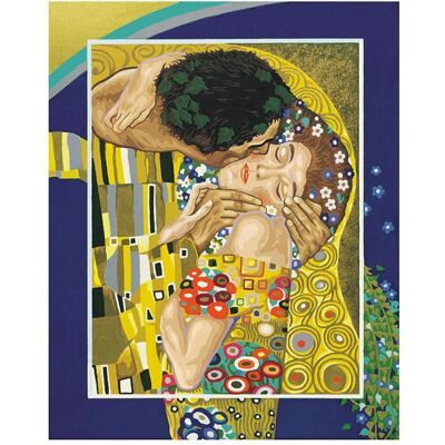 Schipper MNZ Le baiser d'après Gustav Klimt - Publicité Schipper MNZ Le baiser d'après Gustav Klimt - Publicité