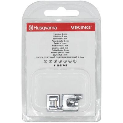 Husqvarna Pied à ourlet 5mm, Accessoires de couture - Publicité Husqvarna Pied à ourlet 5mm, Accessoires de couture - Publicité
