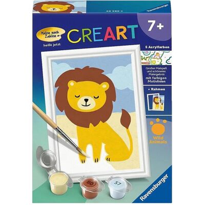 Ravensburger CreArt - Peinture par numéros 23985 - Petit lion - dès 7 ans - Publicité Ravensburger CreArt - Peinture par numéros 23985 - Petit lion - dès 7 ans - Publicité