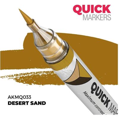 AK Interactive, Marqueur, - Quickmarker Desert Sand - Publicité AK Interactive, Marqueur, - Quickmarker Desert Sand - Publicité