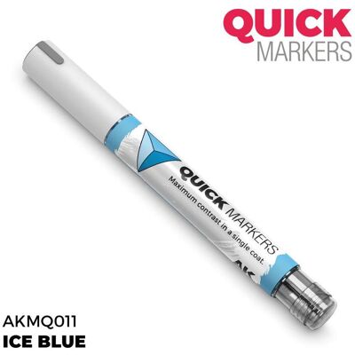 AK Interactive, Marqueur, - Quickmarker Ice Blue - Publicité AK Interactive, Marqueur, - Quickmarker Ice Blue - Publicité