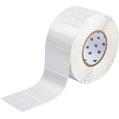 Brady, Rouleau d’étiquettes, THT-18-362-3, vinyle anti-contrefaçon, brillant, argent, 76.20 x 25.40 mm, permanent (3000 (81.28 mm) - Publicité Brady, Rouleau d’étiquettes, THT-18-362-3, vinyle anti-contrefaçon, brillant, argent, 76.20 x 25.40 mm, permanent (3000 (81.28 mm) - Publicité